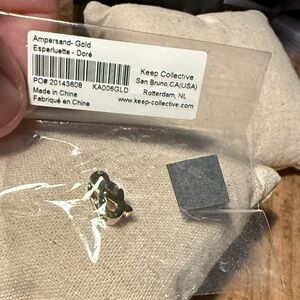 Keep Collective Gold Ampersand “&” charm